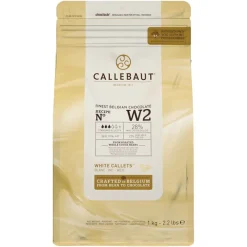 CALLEBAUT Chocolat De Couverture|Chocolat Blanc 28% W2 1kg