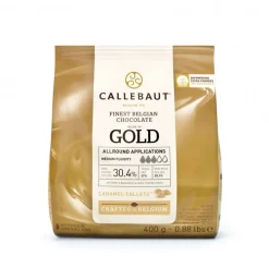 CALLEBAUT Chocolat De Couverture|Chocolat Gold 30,4% 400 g
