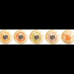 FLORENSUC Décoration Comestible|Chocolat Halloween Œil Zombie 3D (x32)