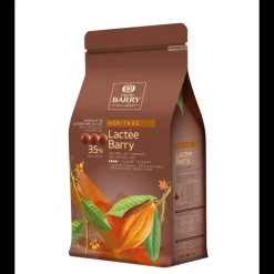BARRY Chocolat De Couverture|Chocolat Lactée 35,3% pistoles 5 kg