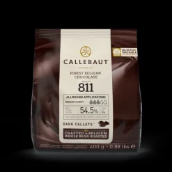 CALLEBAUT Chocolat De Couverture|Chocolat Noir 54,5% N°811 400g