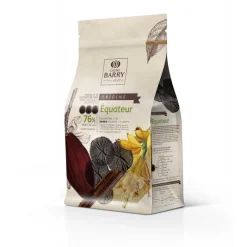 BARRY Chocolat De Couverture|Chocolat Noir Origine Equateur 76% 1 kg