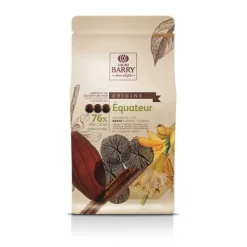 BARRY Chocolat De Couverture|Chocolat Noir Origine Equateur 76% 1 kg