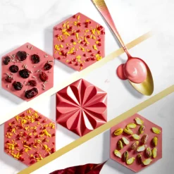 CALLEBAUT Chocolat De Couverture|Chocolat Ruby RB1 47,3% 2,5 kg