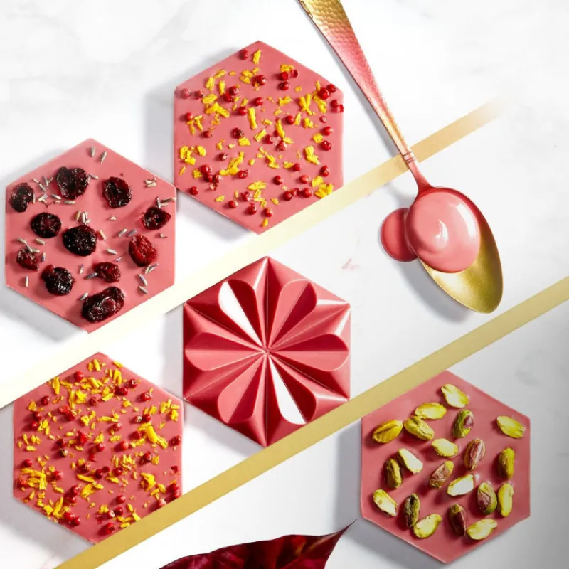 CALLEBAUT Chocolat De Couverture|Chocolat Ruby RB1 47,3% 2,5 kg