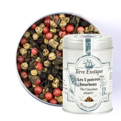 TERRE EXOTIQUE Poivre|Cinq Poivres Bourbons 30 g