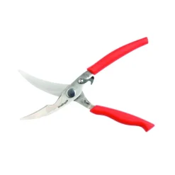 MASTRAD Ciseaux De Cuisine|Ciseaux à Pizza et à Volaille en inox rouge