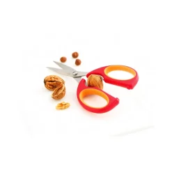 MASTRAD Ciseaux De Cuisine|Ciseaux de Cuisine lames inox et Casse-Noix Framboise