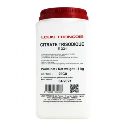 LOUIS FRANCOIS Additifs Alimentaires|Citrate Trisodique E331 1 kg Louis François