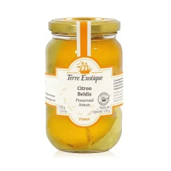 TERRE EXOTIQUE Fruits Confits|Citrons Beldis Confits au Sel Bio 330 g
