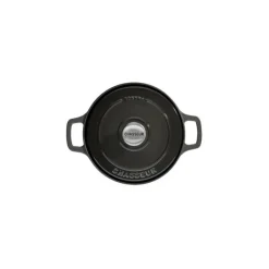 CHASSEUR Cocotte En Fonte|Cocotte à Riz en Fonte 16 cm Caviar