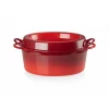 LE CREUSET Cocotte En Fonte|Cocotte Doufeu Ovale en Fonte 32 cm Cerise