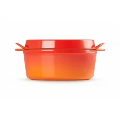 LE CREUSET Cocotte En Fonte|Cocotte Doufeu Ovale en Fonte 32 cm Volcanique