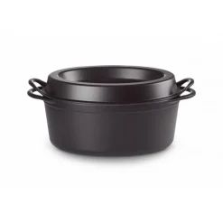 LE CREUSET Cocotte En Fonte|Cocotte Doufeu Ovale en Fonte 32 cm Noir Mat