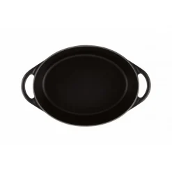 LE CREUSET Cocotte En Fonte|Cocotte Doufeu Ovale en Fonte 32 cm Noir Mat