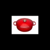 LE CREUSET Cocotte En Fonte|Cocotte en fonte Basse 30 cm Cerise Signature