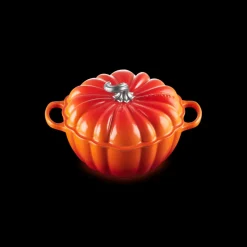 LE CREUSET Cocotte En Fonte|Cocotte en Fonte Citrouille 24 cm Volcanique