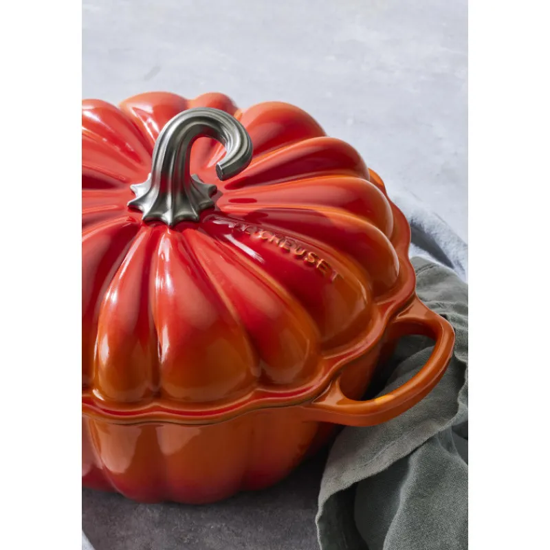 LE CREUSET Cocotte En Fonte|Cocotte en Fonte Citrouille 24 cm Volcanique