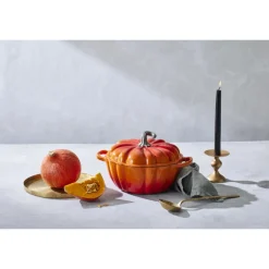 LE CREUSET Cocotte En Fonte|Cocotte en Fonte Citrouille 24 cm Volcanique