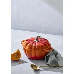 LE CREUSET Cocotte En Fonte|Cocotte en Fonte Citrouille 24 cm Volcanique
