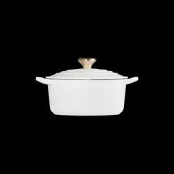 LE CREUSET Cocotte En Fonte|Cocotte en Fonte Cœur 20 cm Blanc