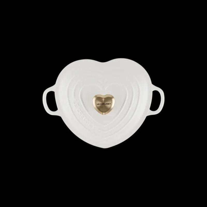 LE CREUSET Cocotte En Fonte|Cocotte en Fonte Cœur 20 cm Blanc