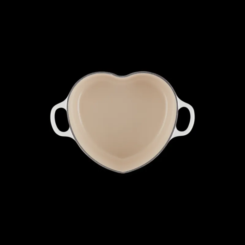 LE CREUSET Cocotte En Fonte|Cocotte en Fonte Cœur 20 cm Blanc