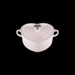 LE CREUSET Cocotte En Fonte|Cocotte en Fonte Cœur 20 cm Shell Pink