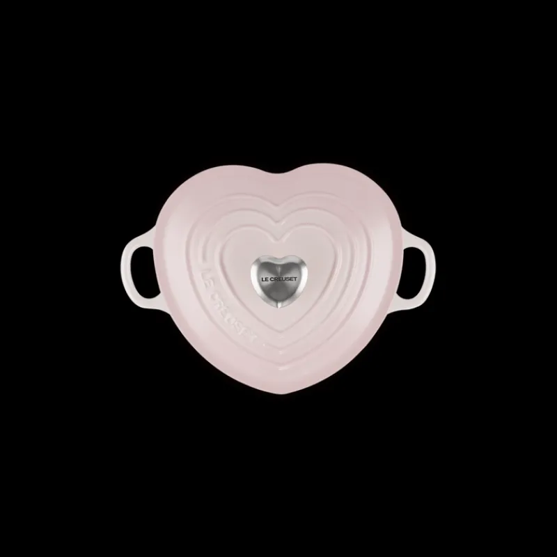 LE CREUSET Cocotte En Fonte|Cocotte en Fonte Cœur 20 cm Shell Pink