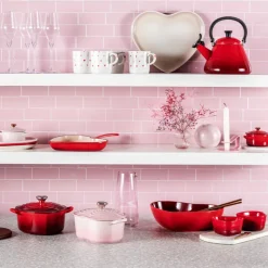 LE CREUSET Cocotte En Fonte|Cocotte en Fonte Cœur 20 cm Shell Pink