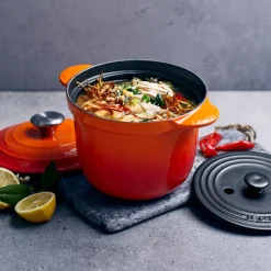 LE CREUSET Cocotte En Fonte|Cocotte en Fonte Every 18 cm Volcanique