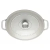 CHASSEUR Cocotte En Fonte|Cocotte en Fonte Ovale 29 cm Macadamia
