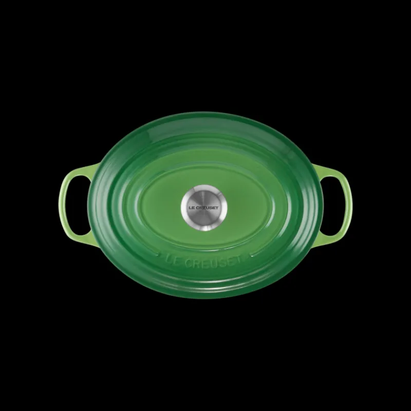 LE CREUSET Cocotte En Fonte|Cocotte en Fonte Ovale 29 cm Bamboo Signature