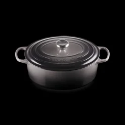 LE CREUSET Cocotte En Fonte|Cocotte en fonte Ovale 31 cm Flint Signature