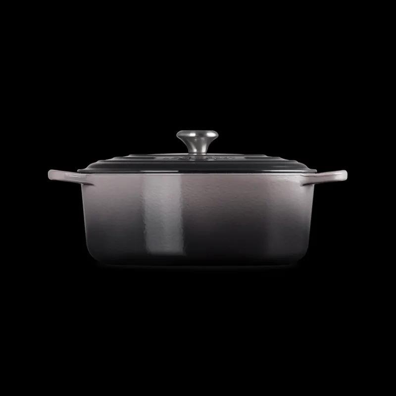 LE CREUSET Cocotte En Fonte|Cocotte en fonte Ovale 31 cm Flint Signature