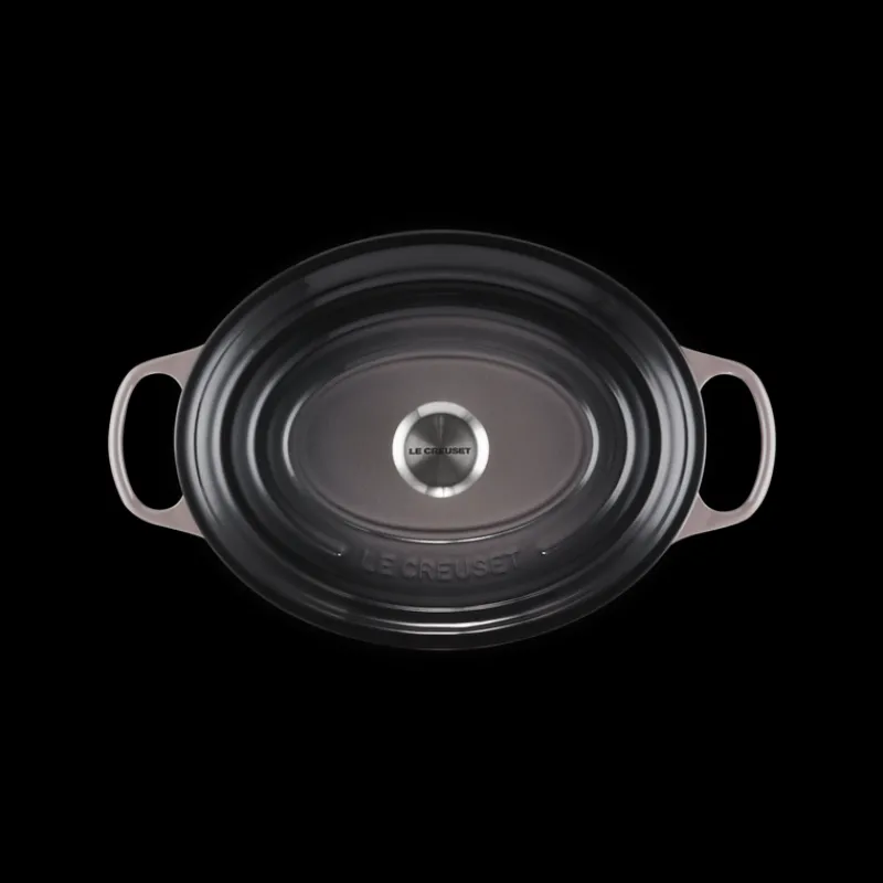 LE CREUSET Cocotte En Fonte|Cocotte en fonte Ovale 31 cm Flint Signature