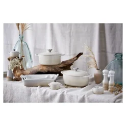 LE CREUSET Cocotte En Fonte|Cocotte en fonte Ovale 31 cm Meringue Signature