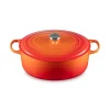 LE CREUSET Cocotte En Fonte|Cocotte en fonte Ovale 35 cm Volcanique Signature