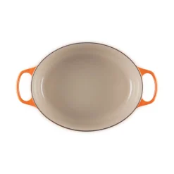 LE CREUSET Cocotte En Fonte|Cocotte en fonte Ovale 35 cm Volcanique Signature