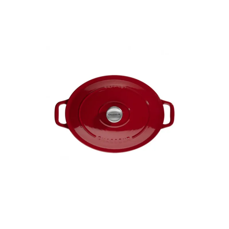 CHASSEUR Cocotte En Fonte|Cocotte en Fonte Ovale 29 cm Rouge
