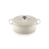 LE CREUSET Cocotte En Fonte|Cocotte en fonte Ovale 29 cm Meringue Signature