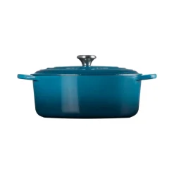 LE CREUSET Cocotte En Fonte|Cocotte en fonte Ovale 31 cm Deep Teal Signature