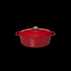 CHASSEUR Cocotte En Fonte|Cocotte en Fonte Ovale 31 cm Rouge