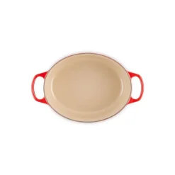 LE CREUSET Cocotte En Fonte|Cocotte en Fonte Ovale 29 cm Cerise Signature