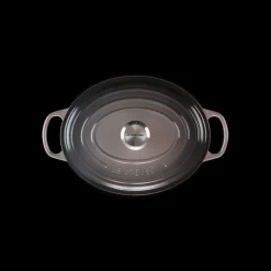 LE CREUSET Cocotte En Fonte|Cocotte en fonte Ovale 29 cm Flint Signature