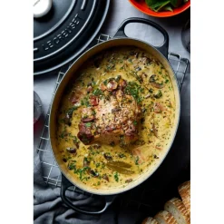 LE CREUSET Cocotte En Fonte|Cocotte en fonte Ovale 35 cm Noir mat Signature