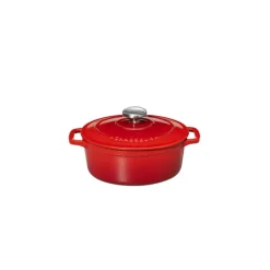 CHASSEUR Cocotte En Fonte|Cocotte en Fonte Ovale 17 cm Rubis