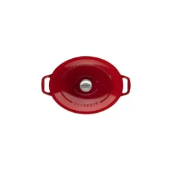 CHASSEUR Cocotte En Fonte|Cocotte en Fonte Ovale 29 cm Rubis