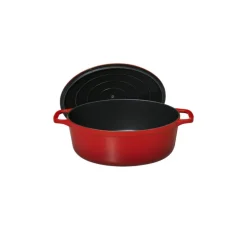 CHASSEUR Cocotte En Fonte|Cocotte en Fonte Ovale 29 cm Rubis