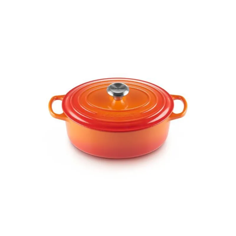 LE CREUSET Cocotte En Fonte|Cocotte en Fonte Ovale 31 cm Volcanique Signature